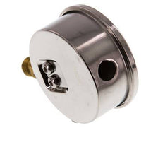 0..2.5 Bar (0..36 psi) Glycerin Pressure Gauge Below Stainless steel/Brass 63 mm Class 1.6