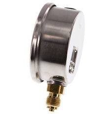0..600 Bar (0..8702 psi) Glycerin Pressure Gauge Below Stainless steel/Brass 63 mm Class 1.6