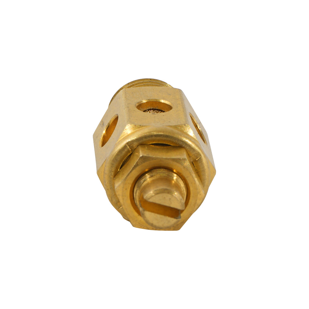 1/4" NPT Brass Throttle Valve with Silencer [50 pieces]