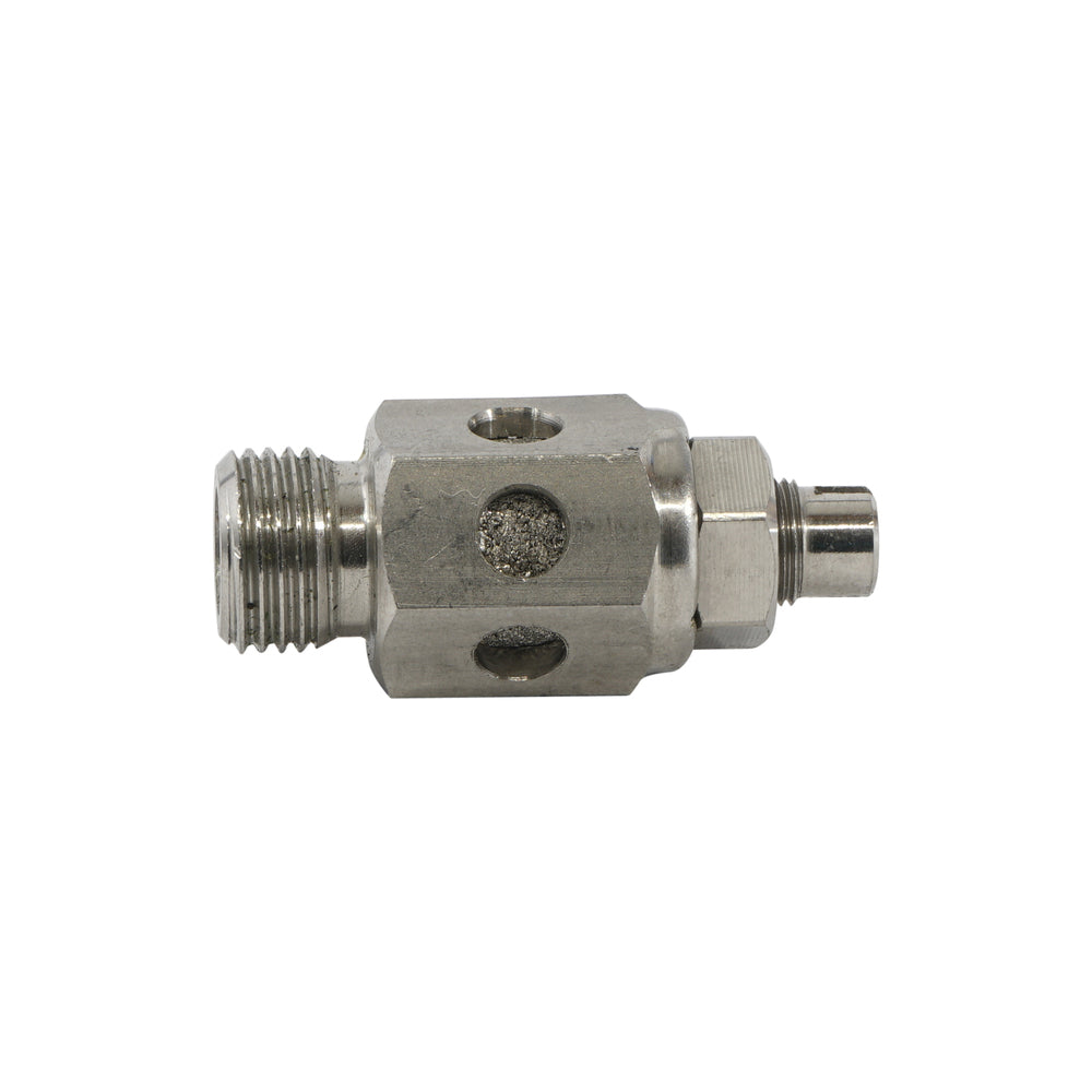 G3/8" Stainless Steel Throttle Valve with Silencer