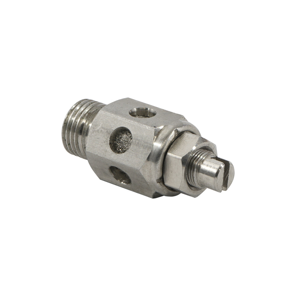 G1/8" Stainless Steel Throttle Valve with Silencer
