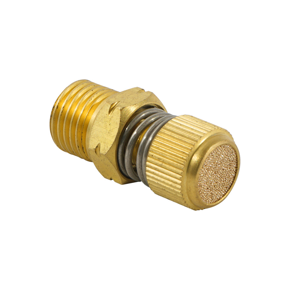 R1/8" Brass Throttle Valve with Silencer Compact