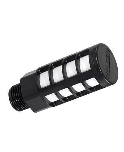 R3/8'' Plastic Silencer Black [2 Pieces]