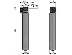 Diaphragm Dryer 1/2'' 820 l/min Mutifix