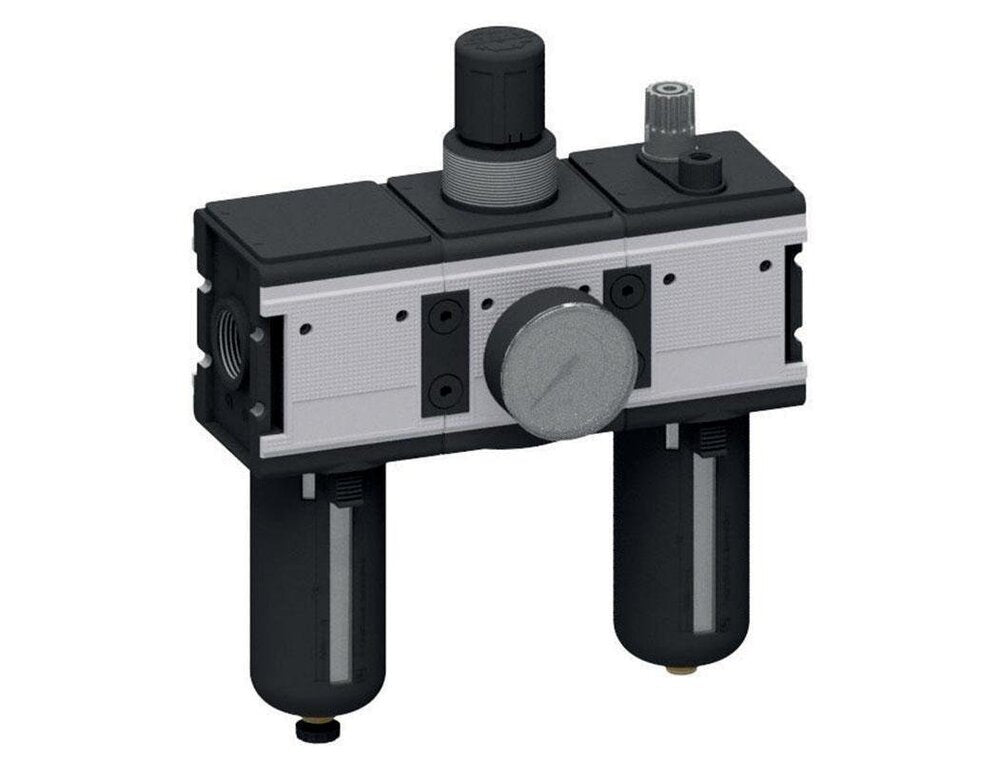 FRL 3-Part G3/4'' 12000 l/min 0.5-16.0bar/7-232psi Semi-Auto Polycarbonate Multifix 4