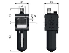 Lubricator G1'' Metal Multifix 4