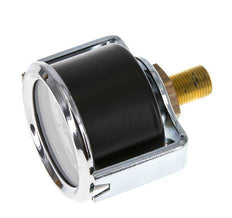 -1..0 Bar (-15..0 psi) Panel Mount Pressure Gauge Steel/Brass 40 mm Class 2.5 (Bracket)