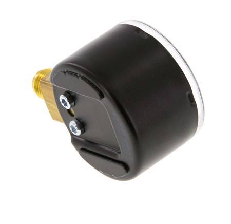 -1..0 Bar (-15..0 psi) Pressure Gauge Below Steel/Brass 40 mm Class 1.6