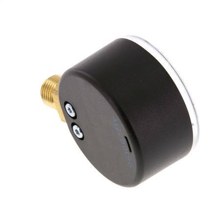 -1..0 Bar (-15..0 psi) Pressure Gauge Below Plastic/Brass 50 mm Class 2.5