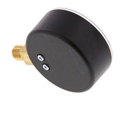 -1..0 Bar (-15..0 psi) Pressure Gauge Below Plastic/Brass 63 mm Class 2.5