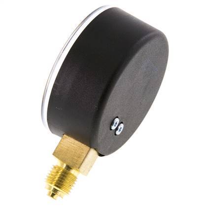 -1..1.5 Bar (-15..22 psi) Pressure Gauge Below Plastic/Brass 63 mm Class 2.5