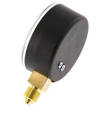-1..1.5 Bar (-15..22 psi) Pressure Gauge Below Plastic/Brass 63 mm Class 2.5