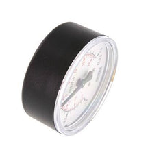 -1..1.5 Bar (-15..22 psi) Pressure Gauge Below Plastic/Brass 63 mm Class 2.5
