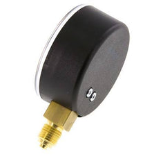 -1..9 Bar (-15..131 psi) Pressure Gauge Below Plastic/Brass 63 mm Class 2.5
