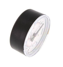 -1.2..0 Bar (-17..0 psi) Pressure Gauge Below Plastic/Brass 63 mm Class 2.5