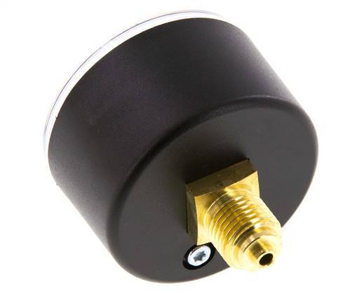 0..100 Bar (0..1450 psi) Pressure Gauge Rear Plastic/Brass 50 mm Class 2.5