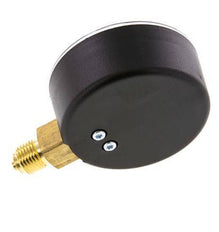 0..100 Bar (0..1450 psi) Pressure Gauge Below Plastic/Brass 63 mm Class 2.5