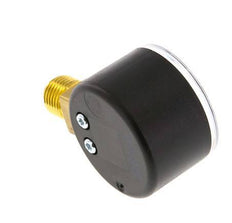 0..10 Bar Pressure Gauge Below Plastic/Brass 40 mm Class 2.5