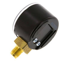 0..10 Bar (0..145 psi) Pressure Gauge Below Steel/Brass 40 mm Class 1.6
