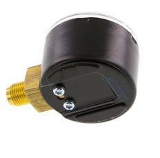 0..10 Bar (0..145 psi) Pressure Gauge Below Steel/Brass 40 mm Class 1.6