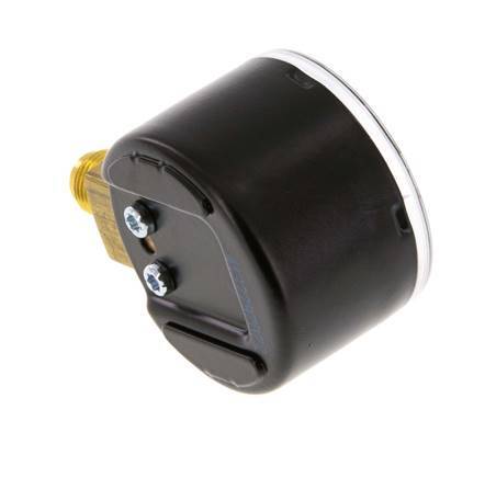0..10 Bar (0..145 psi) Pressure Gauge Below Steel/Brass 40 mm Class 1.6