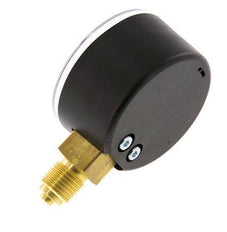 0..10 Bar (0..145 psi) Pressure Gauge Below Plastic/Brass 50 mm Class 2.5
