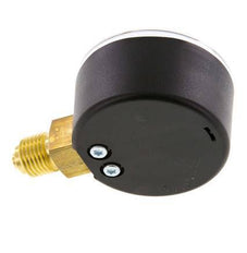 0..10 Bar (0..145 psi) Pressure Gauge Below Plastic/Brass 50 mm Class 2.5
