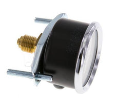 0..10 Bar (0..145 psi) Panel Mount Pressure Gauge Steel/Brass 50 mm Class 2.5 (Bracket)
