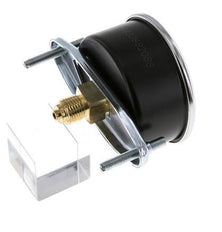 0..10 Bar (0..145 psi) Panel Mount Pressure Gauge Steel/Brass 63 mm Class 2.5 (Bracket)