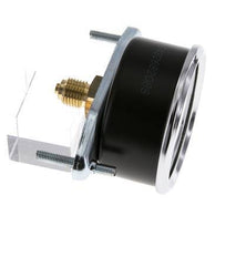 0..10 Bar (0..145 psi) Panel Mount Pressure Gauge Steel/Brass 63 mm Class 2.5 (Bracket)