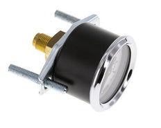 0..1 Bar (0..15 psi) Panel Mount Pressure Gauge Steel/Brass 40 mm Class 2.5 (Bracket)