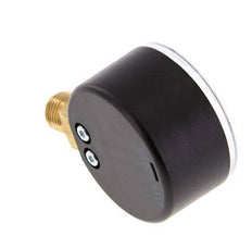 0..1 Bar (0..15 psi) Pressure Gauge Below Plastic/Brass 50 mm Class 2.5