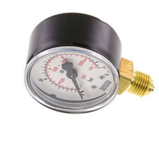 0..160 Bar (0..2321 psi) Pressure Gauge Below Steel/Brass 50 mm Class 1.6