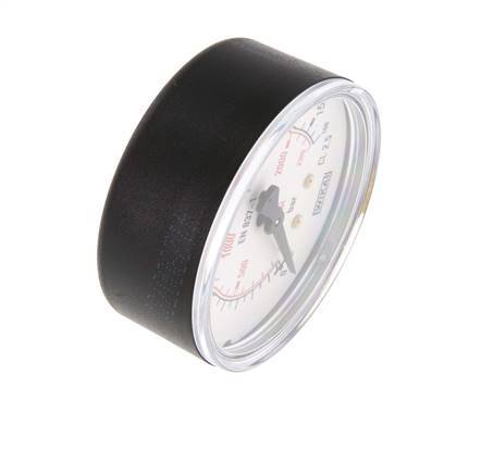 0..160 Bar (0..2321 psi) Pressure Gauge Below Plastic/Brass 63 mm Class 2.5