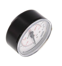 0..160 Bar (0..2321 psi) Pressure Gauge Below Steel/Brass 63 mm Class 1.6