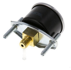 0..16 Bar (0..232 psi) Panel Mount Pressure Gauge Steel/Brass 40 mm Class 2.5 (Bracket)