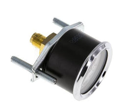 0..16 Bar (0..232 psi) Panel Mount Pressure Gauge Steel/Brass 40 mm Class 2.5 (Bracket)