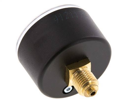 0..16 Bar (0..232 psi) Pressure Gauge Rear Plastic/Brass 50 mm Class 2.5
