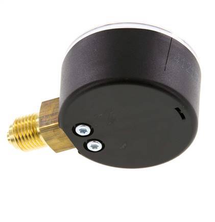 0..16 Bar (0..232 psi) Pressure Gauge Below Plastic/Brass 50 mm Class 2.5