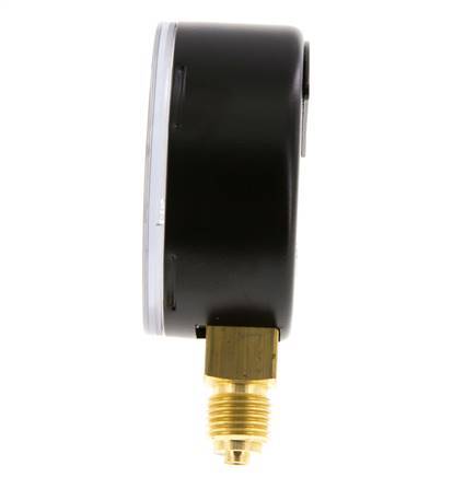 0..16 Bar (0..232 psi) Pressure Gauge Below Steel/Brass 63 mm Class 1.6