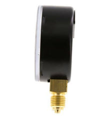 0..16 Bar (0..232 psi) Pressure Gauge Below Steel/Brass 63 mm Class 1.6