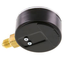 0..16 Bar (0..232 psi) Pressure Gauge Below Steel/Brass 63 mm Class 1.6