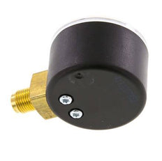 0..1.6 Bar (0..23 psi) Pressure Gauge Below Plastic/Brass 40 mm Class 2.5