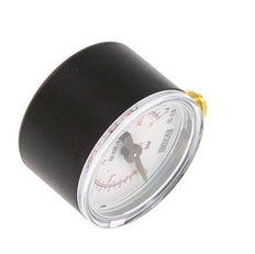 0..1.6 Bar (0..23 psi) Pressure Gauge Below Plastic/Brass 40 mm Class 2.5