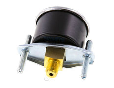 0..1.6 Bar (0..23 psi) Panel Mount Pressure Gauge Steel/Brass 40 mm Class 2.5 (Bracket)
