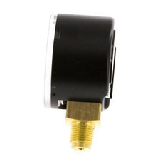 0..1.6 Bar (0..23 psi) Pressure Gauge Below Steel/Brass 40 mm Class 1.6
