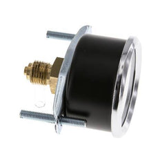 0..1.6 Bar (0..23 psi) Panel Mount Pressure Gauge Steel/Brass 50 mm Class 2.5 (Bracket)