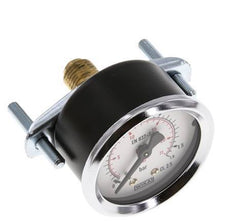 0..1.6 Bar (0..23 psi) Panel Mount Pressure Gauge Steel/Brass 50 mm Class 2.5 (Bracket)