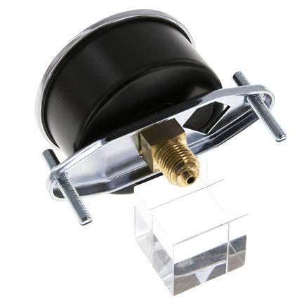 0..250 Bar (0..3626 psi) Panel Mount Pressure Gauge Steel/Brass 63 mm Class 2.5 (Bracket)