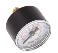 0..25 Bar (0..363 psi) Pressure Gauge Rear Plastic/Brass 40 mm Class 2.5